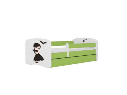 Detská postieľka Babydreams temná princezna zelená Detská postieľka Babydreams temná princezna zelená