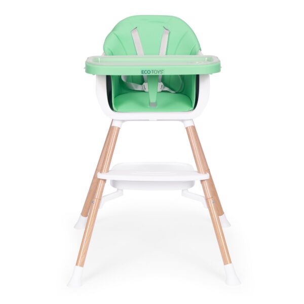 Detská stolička 2v1 BABY ECOTOYS zelená
