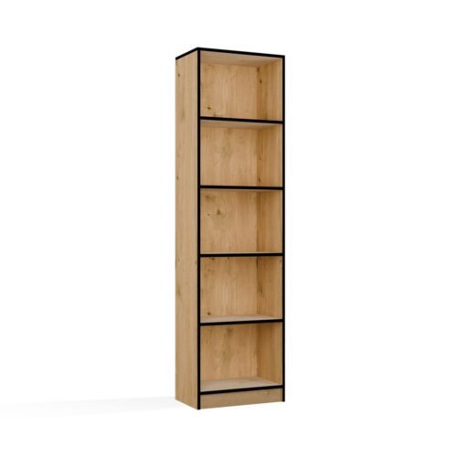 Knihovna R50 50 cm dub Artisan/černá Knihovna R50 50 cm dub Artisan/černá