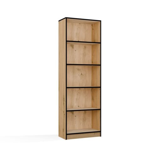 Knihovna R60 60 cm dub Artisan/černá Knihovna R60 60 cm dub Artisan/černá