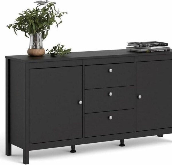 Komoda TWO REE 151 cm čierna