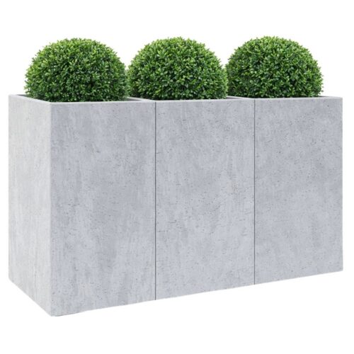 Květináč na kolečkách BETONIQUE 90x60 cm šedý beton Květináč na kolečkách BETONIQUE 90x60 cm šedý beton