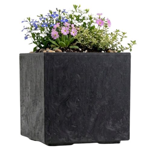 Kvetináč na kolieskach BETONIQUE 30x30 cm betón - výber z 8 prevedení Kvetináč na kolieskach BETONIQUE 30x30 cm betón - výber z 8 prevedení