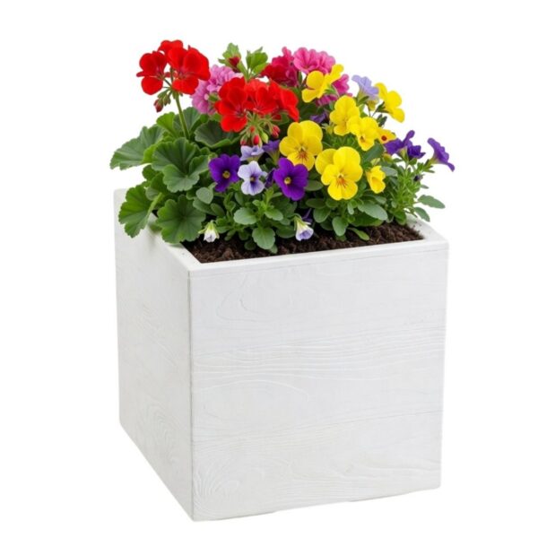 Kvetináč na kolieskach BETONIQUE 30x30 cm - výber z 8 prevedení