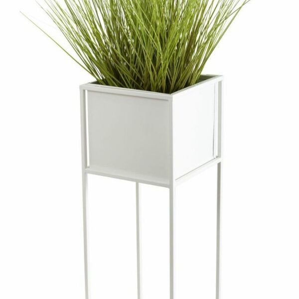 Kvetinový stojan Willa 70 cm biely