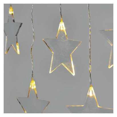 LED vianočný záves Starlight 45 x 84 cm teplá biela