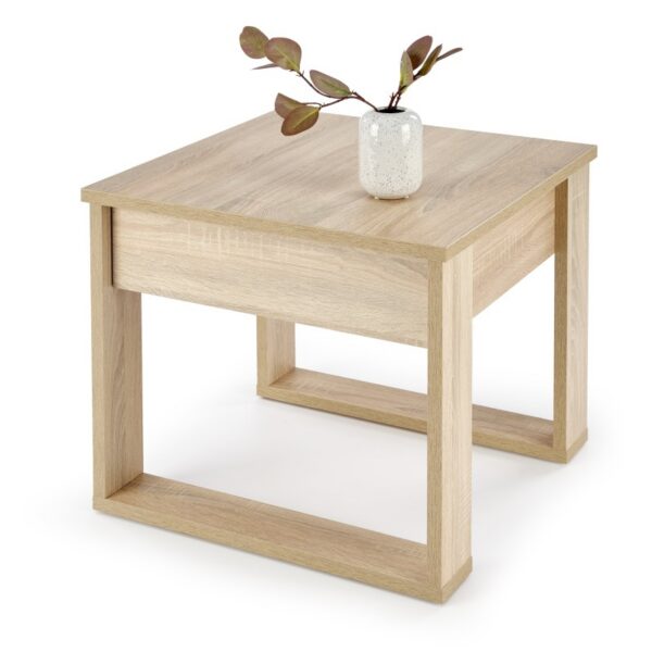 Odkládací stolek NEA SQUARE 60 cm dub sonoma