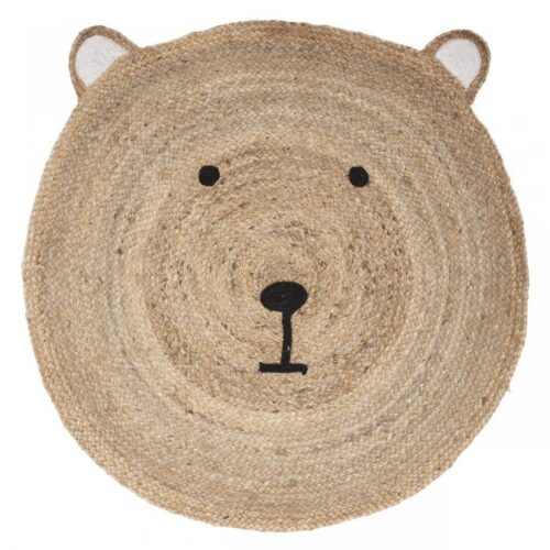 Okrúhly koberec Bear 100 cm hnedý Okrúhly koberec Bear 100 cm hnedý