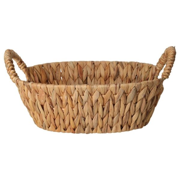 Oválny košík OSCAR 30X25 cm vodný hyacint natural