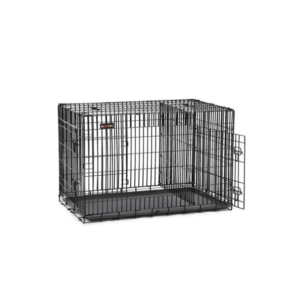 Prepravná klietka pre zvieratá Levino XL 107 cm čierna