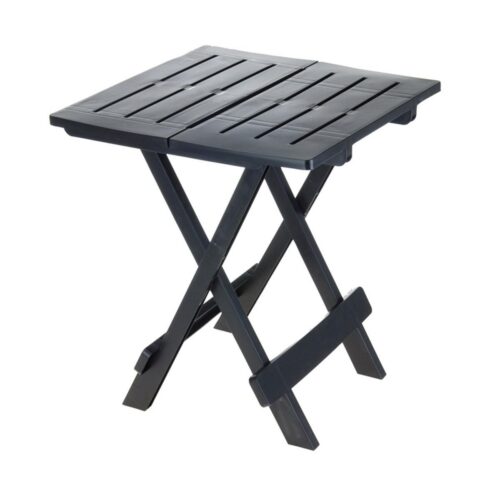 Rozkladací balkónový stôl 50 cm PROGARDEN tmavo šedý Rozkladací balkónový stôl 50 cm PROGARDEN tmavo šedý