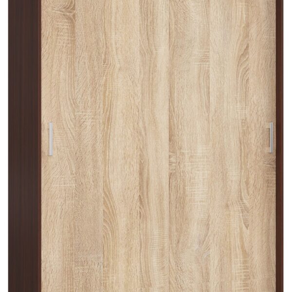 Šatní skříň CLP Mono 150 cm wenge/dub sonoma