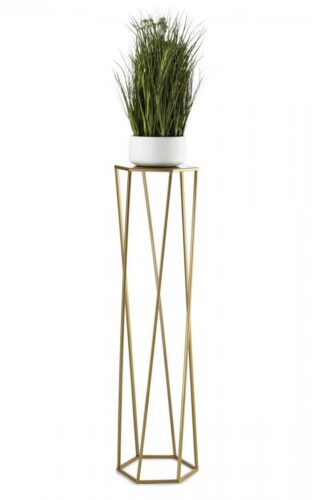 Stojan na kvety Loftstyle III 100 cm zlatý Stojan na kvety Loftstyle III 100 cm zlatý