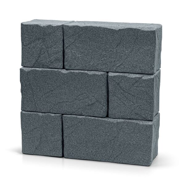 Sud na dažďovú vodu Stones Block 400 l tmavosivý