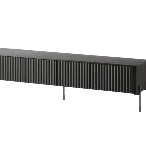 TV stolík Vera 190 cm čierny