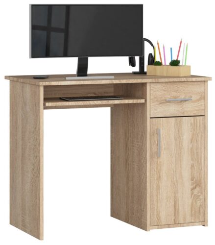 Volně stojící psací stůl Pin 90 cm dub sonoma Volně stojící psací stůl Pin 90 cm dub sonoma
