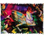 DREVENÉ FAREBNÉ PUZZLE - Úžasný chameleón – Obrázok 2