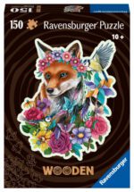 Drevené puzzle Farebná líška 150 dielikov – Obrázok 2