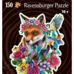 Zažite neporovnateľnú zábavu pri skladaní vysoko kvalitného dreveného puzzle s motívom farebnej líšky od spoločnosti Ravensburger