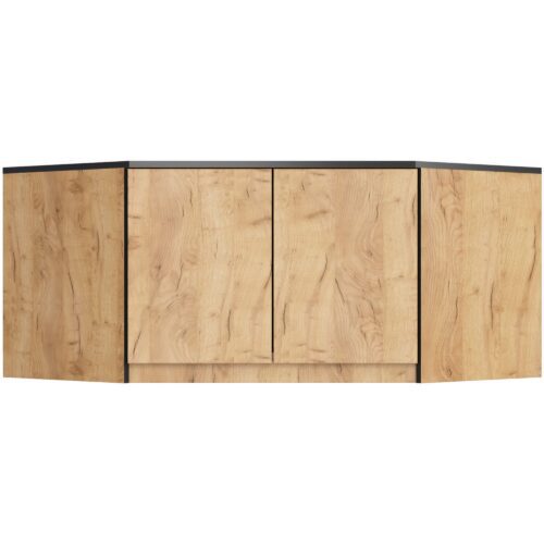 Nadstavec na rohovú šatníková skriňa CLP 100 cm dub craft Nadstavec na rohovú šatníková skriňa CLP 100 cm dub craft