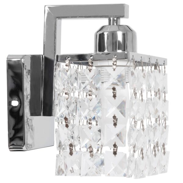 Nástenná lampa Crystal APP543-1W chróm