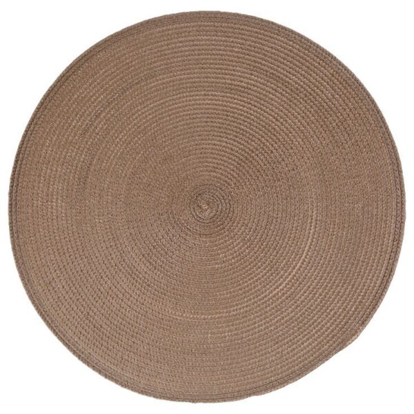 Okrúhle prestieranie BRAID 38 cm taupe