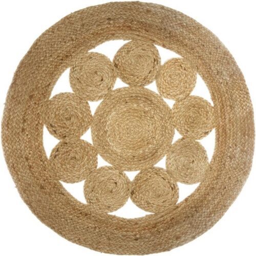 Okrúhly koberec Lace 80 cm hnedý Okrúhly koberec Lace 80 cm hnedý