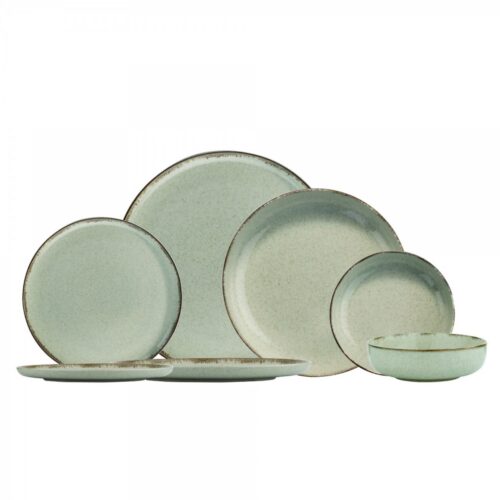 Porcelánová súprava 24 ks tanierov GreenFantasy zelená Porcelánová súprava 24 ks tanierov GreenFantasy zelená