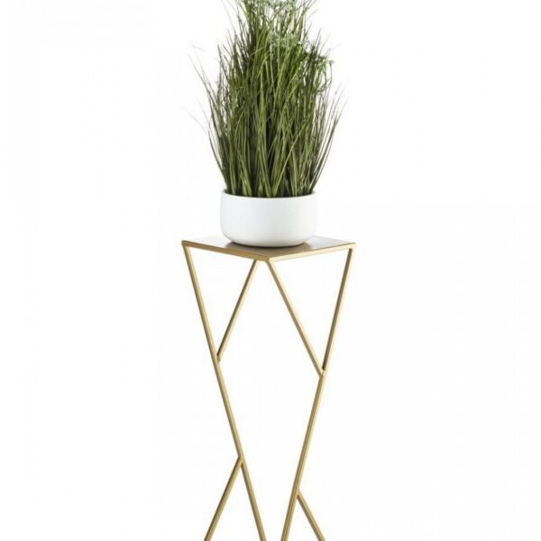 Stojan na kvety LOFT 70 cm zlatý