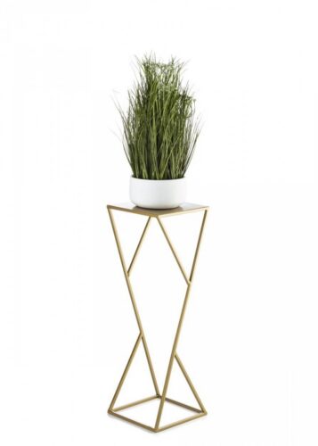 Stojan na kvety LOFT 70 cm zlatý Stojan na kvety LOFT 70 cm zlatý
