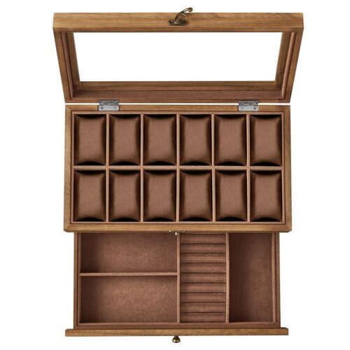 Úložný box na hodinky Vrangle 34 cm hnedý Úložný box na hodinky Vrangle 34 cm hnedý
