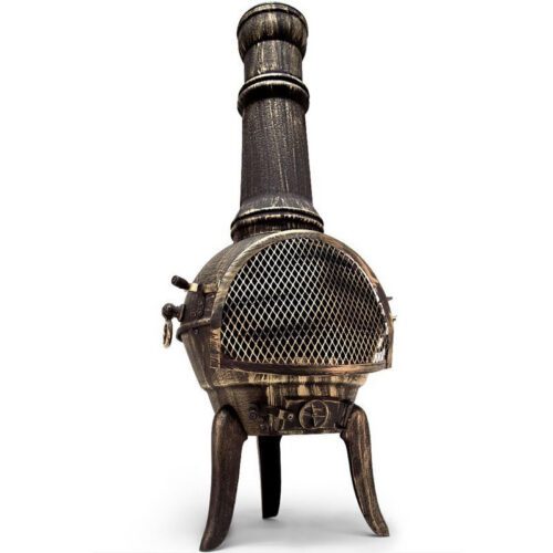 Záhradný gril Parker 112x44 cm čierny/zlatý Záhradný gril Parker 112x44 cm čierny/zlatý