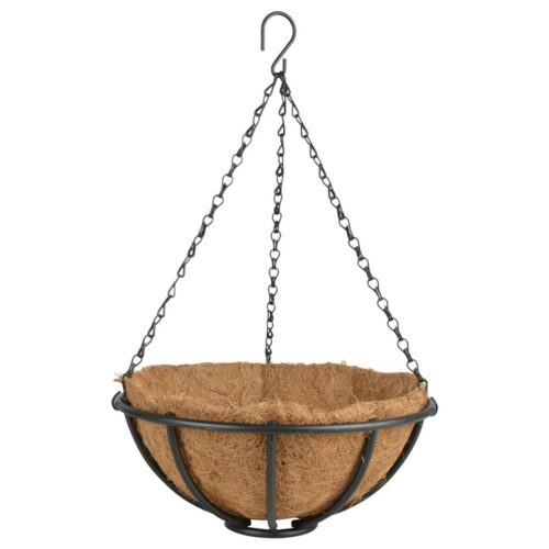 Závěsný květináč Loft 30 cm černý/hnědý Závěsný květináč Loft 30 cm černý/hnědý