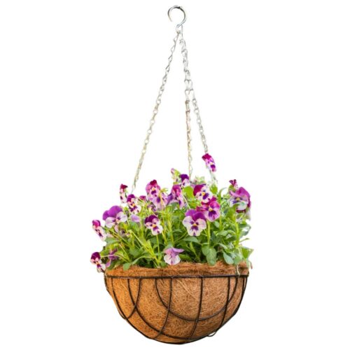 Závěsný květináč Sowy 30 cm černý/hnědý Závěsný květináč Sowy 30 cm černý/hnědý