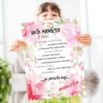 Originálny darček ku dňu matiek. Luxusná a personalizovaná tabuľka.