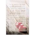 INSPIO obraz o domove a rodine krásne doplní váš interiér. Obrazy v ráme sa hodia do obývačky