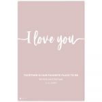 Potešte svoju lásku a skrášlite izbu obrazom I LOVE YOU.