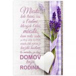 INSPIO obraz o domove a rodine krásne doplní váš interiér. Obrazy v ráme sa hodia do obývačky