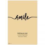 Oživte interiér plagátom SMILE