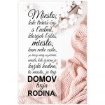 INSPIO obraz o domove a rodine krásne doplní váš interiér. Obrazy v ráme sa hodia do obývačky