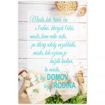 INSPIO obraz o domove a rodine krásne doplní váš interiér. Obrazy v ráme sa hodia do obývačky