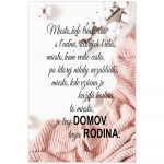 INSPIO obraz o domove a rodine krásne doplní váš interiér. Obrazy v ráme sa hodia do obývačky