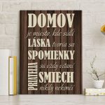 Originálne a personalizované dekorácie s podpisom vyrobené na slovensku.
