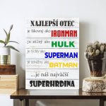 Originálne a personalizované dekorácie s podpisom vyrobené na slovensku.