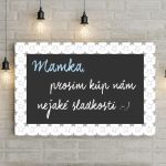 Dibondové pevné tabule určené pre písanie kriedou