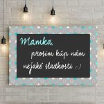 Dibondové pevné tabule určené pre písanie kriedou