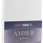 Bavlnené jersey prestieradlo s gumou DecoKing Amber biele