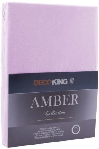 Bavlnené jersey prestieradlo s gumou DecoKing Amber orgovánové Bavlnené jersey prestieradlo s gumou DecoKing Amber orgovánové