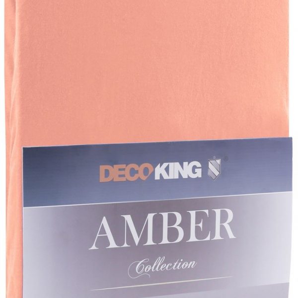 Bavlnené prestieradlo AmeliaHome AMBER broskyňové