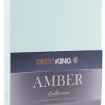 Bavlnené prestieradlo AmeliaHome AMBER mrazivomodré